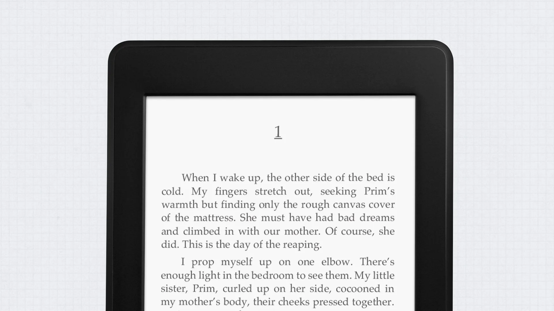 An Amazon Kindle.