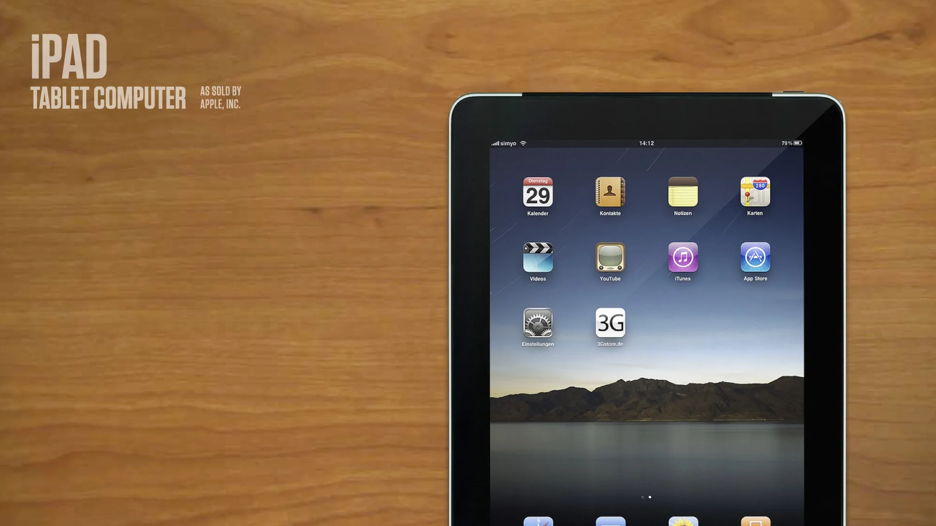 An iPad controlling a nearby device.