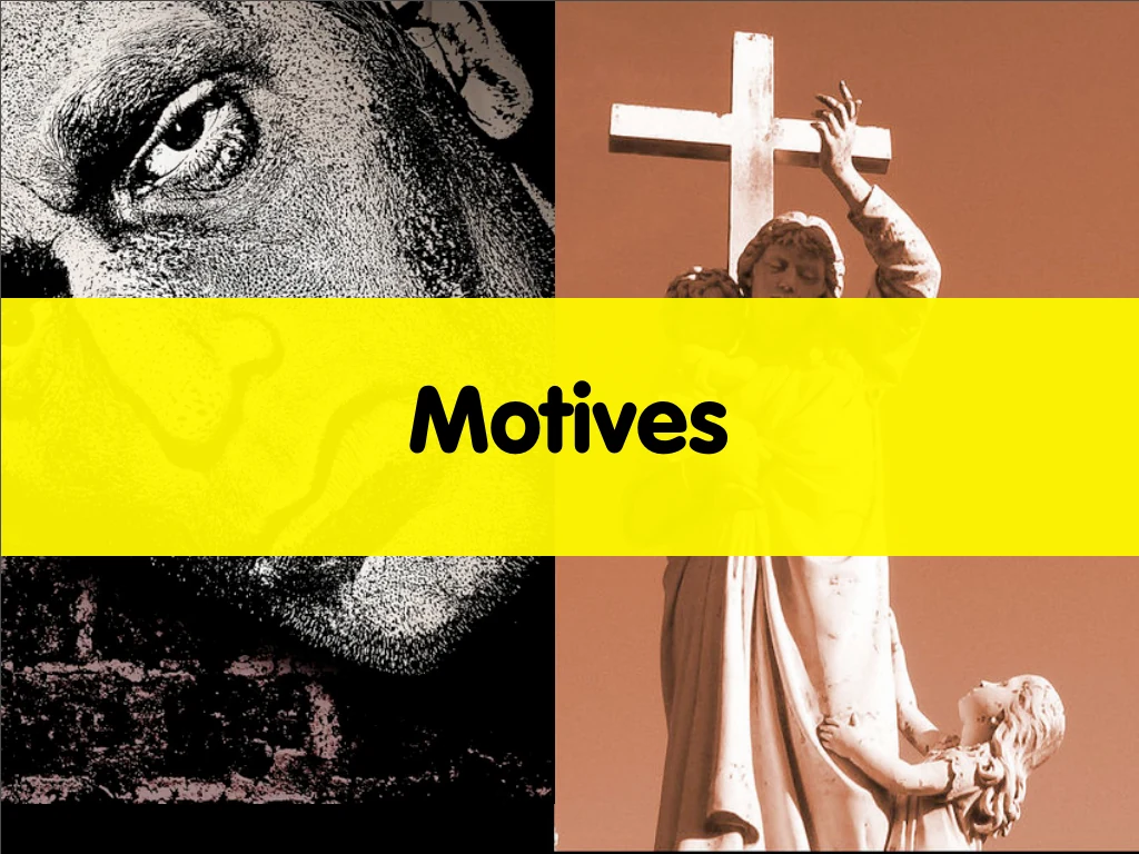 Section slide: Individual motives.