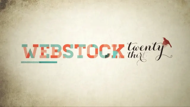 Webstock opening title card